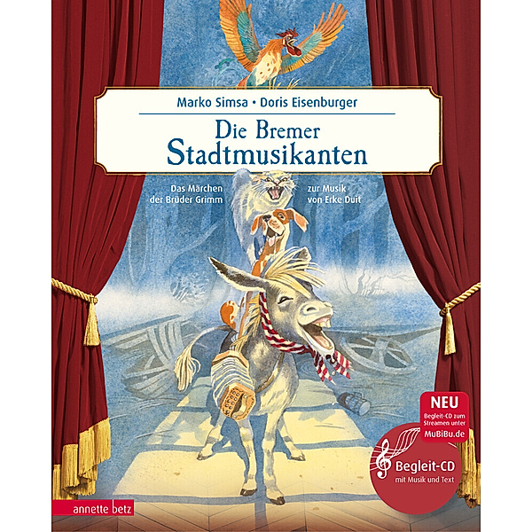 Die Bremer Stadtmusikanten (Das musikalische Bilderbuch mit CD und zum Streamen), Marko Simsa