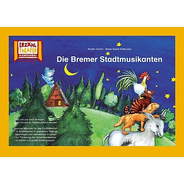 Die Bremer Stadtmusikanten / Kamishibai Bildkarten, Brüder Grimm, Beate Speck-Kafkoulas