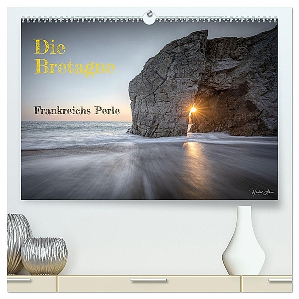 Die Bretagne - Frankreichs Perle (hochwertiger Premium Wandkalender 2025 DIN A2 quer), Kunstdruck in Hochglanz, Calvendo, Heribert Adams Lensviper