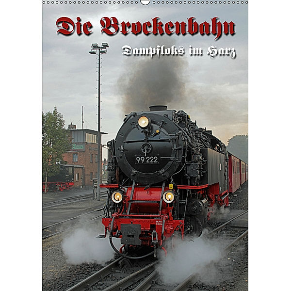 Die Brockenbahn (Wandkalender 2019 DIN A2 hoch), Martina Berg