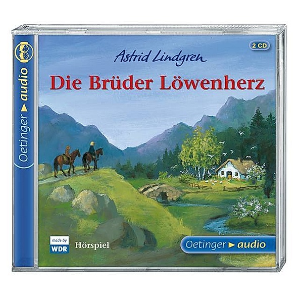 Die Brüder Löwenherz,2 Audio-CD, Astrid Lindgren