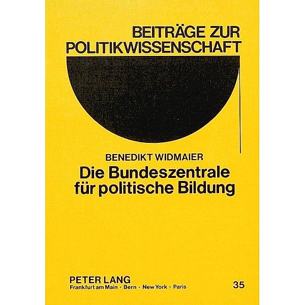 Die Bundeszentrale für politische Bildung, Benedikt Widmaier