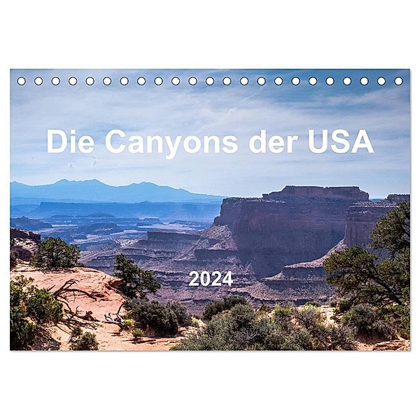 Die Canyons der USA (Tischkalender 2024 DIN A5 quer), CALVENDO Monatskalender, MIBfoto