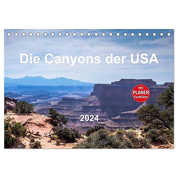 Die Canyons der USA (Tischkalender 2024 DIN A5 quer), CALVENDO Monatskalender, MIBfoto, Michael Brückmann