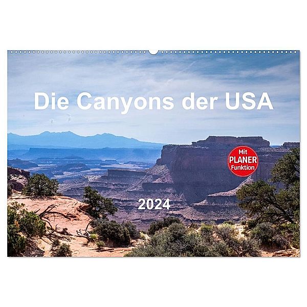 Die Canyons der USA (Wandkalender 2024 DIN A2 quer), CALVENDO Monatskalender, MIBfoto, Michael Brückmann