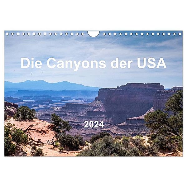 Die Canyons der USA (Wandkalender 2024 DIN A4 quer), CALVENDO Monatskalender, MIBfoto