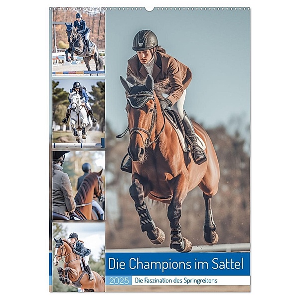 Die Champions im Sattel (Wandkalender 2025 DIN A2 hoch), CALVENDO Monatskalender, Calvendo, Steffen Gierok-Latniak