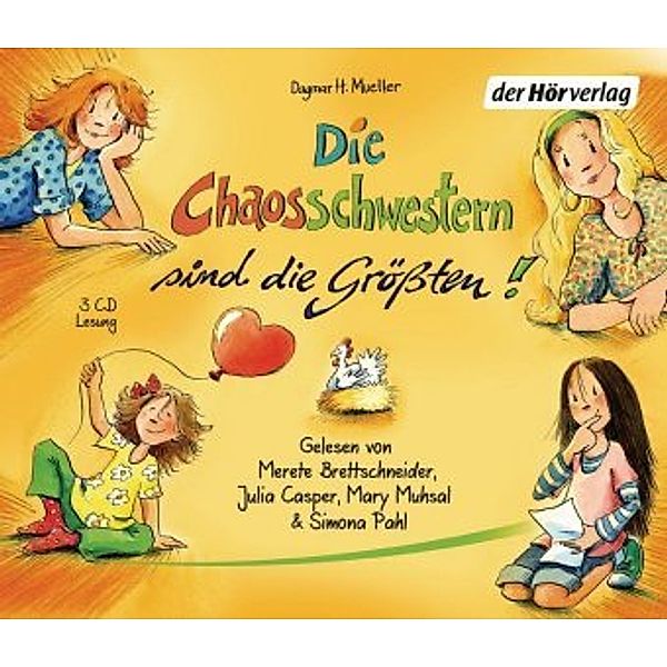 Die Chaosschwestern sind die Größten!, 3 Audio-CDs, Dagmar H. Mueller