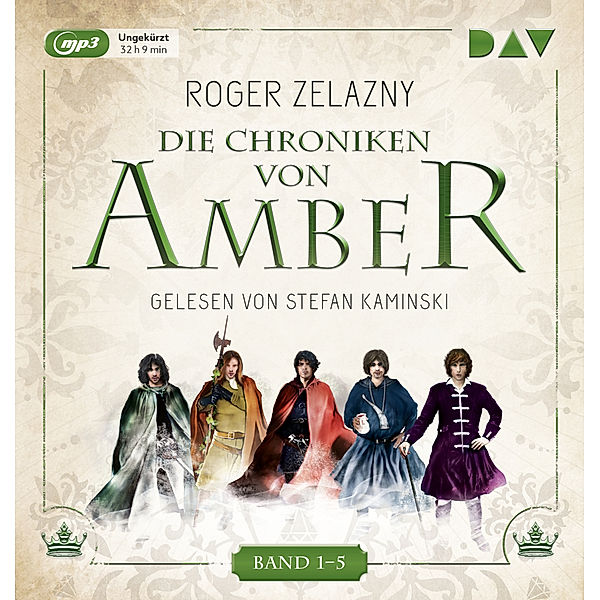 Die Chroniken von Amber - 1-5 - Die Chroniken von Amber - Band 1-5,5 Audio-CD, 5 MP3, Roger Zelazny