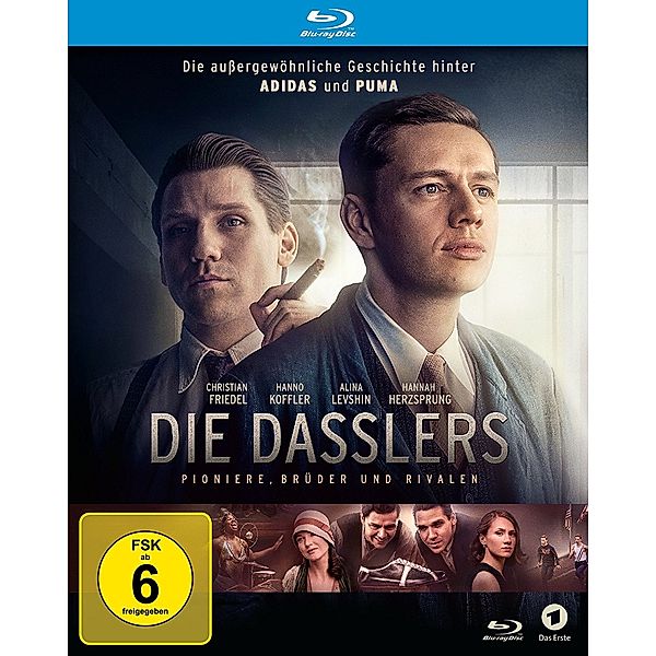 Die Dasslers - Pioniere, Brüder und Rivalen, Christian Friedel, Hanno Koffler, Hannah Herzsprung