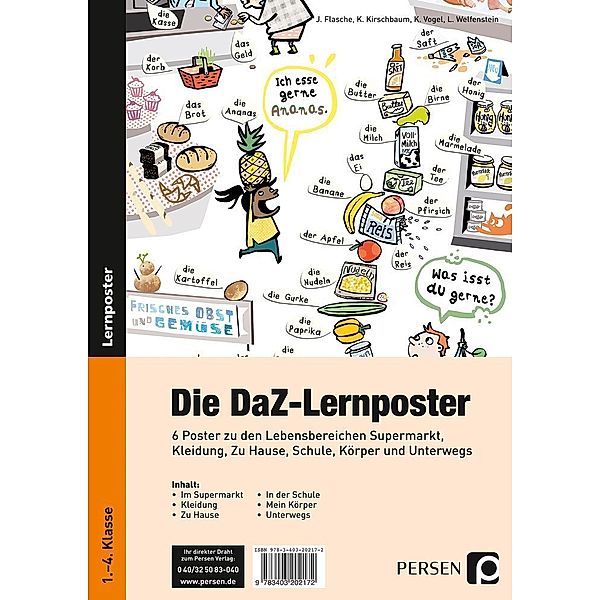 Die DaZ-Lernposter, Flasche, Kirschbaum, Vogel, Welfenstein