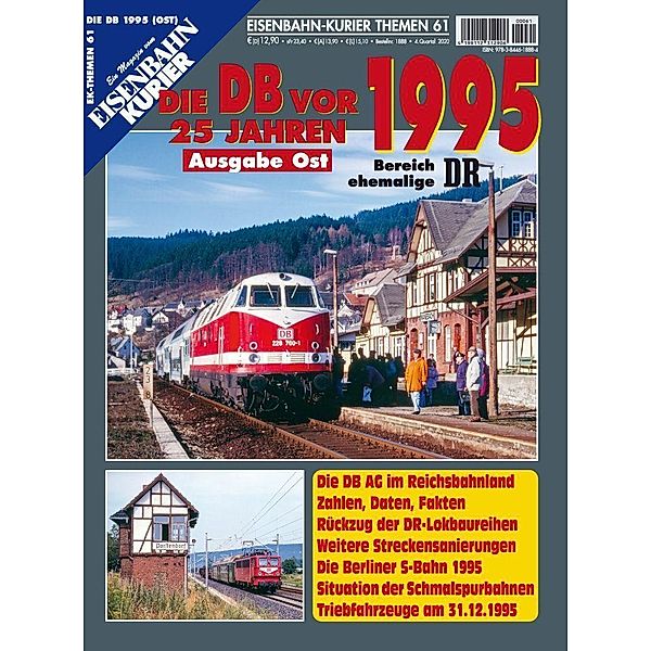 Die DB vor 25 Jahren - 1995 Ausgabe Ost