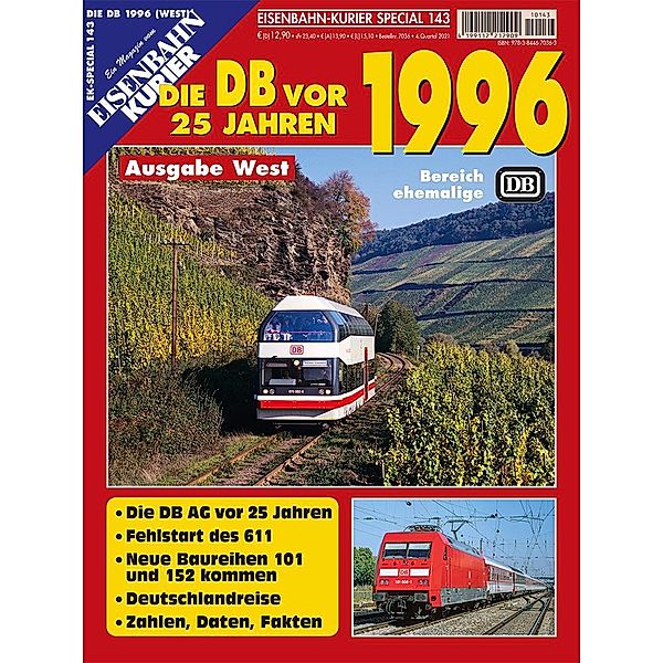 Die DB vor 25 Jahren - 1996 Ausgabe West