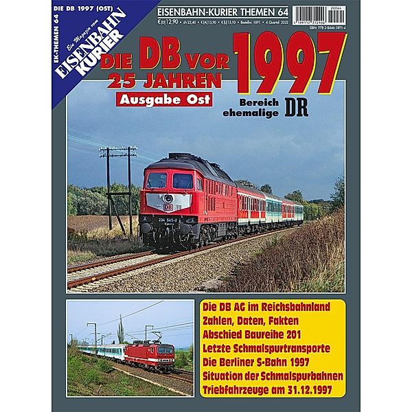 Die DB vor 25 Jahren - 1997 Ausgabe Ost