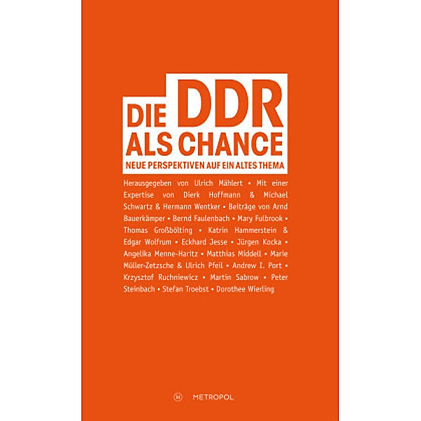 Die DDR als Chance, Ulrich Mählert