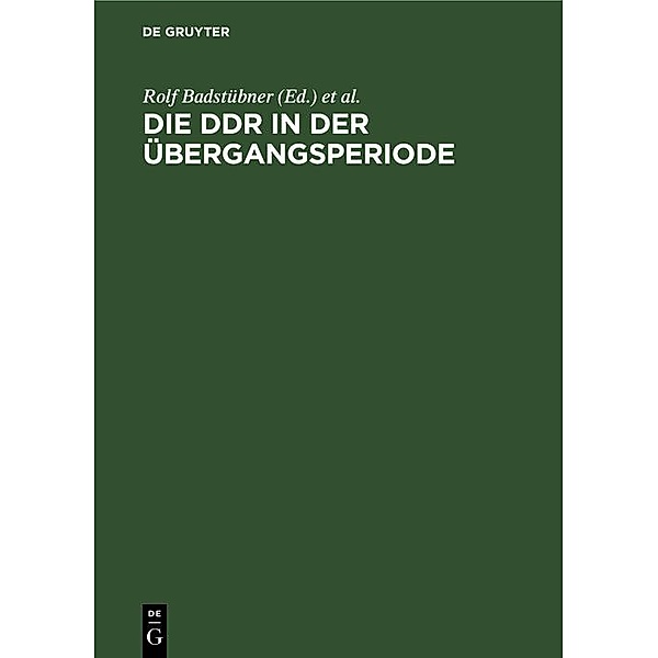 Die DDR in der Übergangsperiode