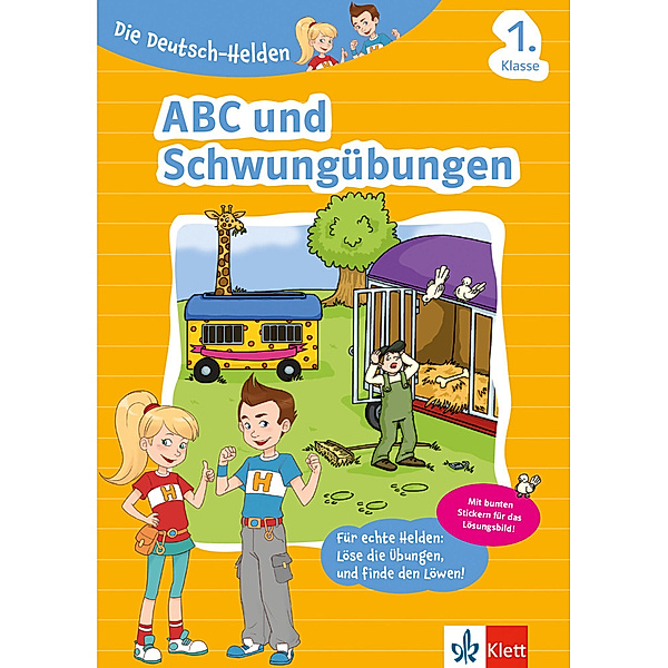 Die Deutsch-Helden / Klett ABC und Schwungübungen 1. Klasse