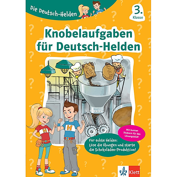 Die Deutsch-Helden / Klett Knobelaufgaben für Deutsch-Helden 3. Klasse