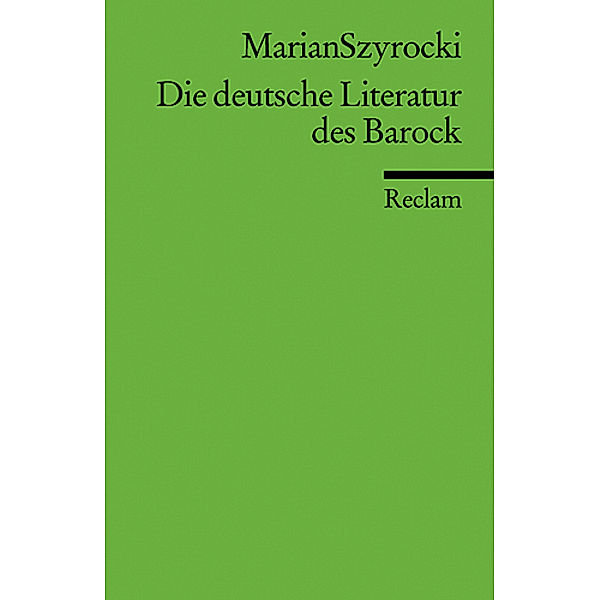 Die deutsche Literatur des Barock, Marian Szyrocki