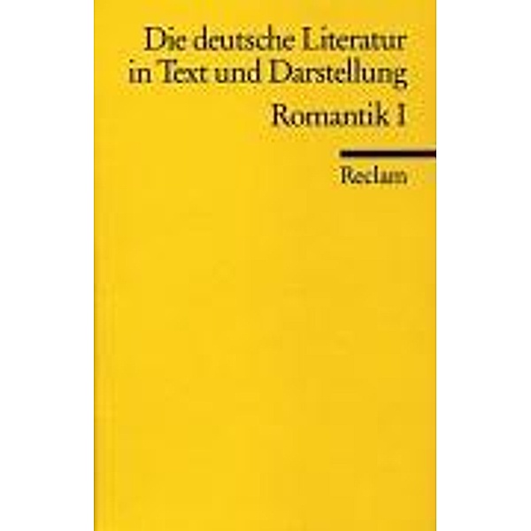 Die deutsche Literatur in Text und Darstellung, Romantik