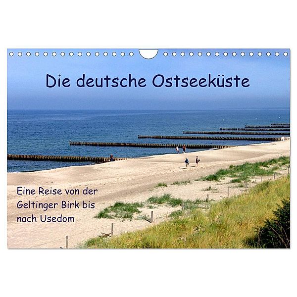 Die deutsche Ostseeküste - Eine Reise von der Geltinger Birk bis nach Usedom (Wandkalender 2024 DIN A4 quer), CALVENDO Monatskalender, Veronika Rix