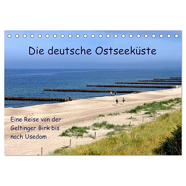 Die deutsche Ostseeküste - Eine Reise von der Geltinger Birk bis nach Usedom (Tischkalender 2024 DIN A5 quer), CALVENDO Monatskalender, Veronika Rix