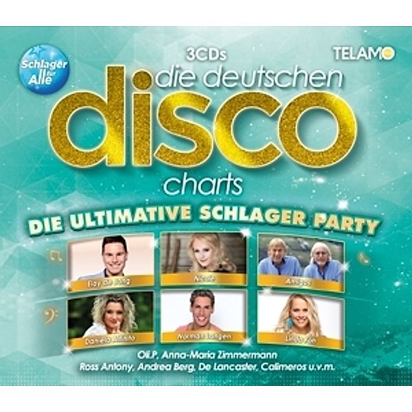 Die deutschen Disco Charts - Die ultimative Schlagerparty (3 CDs), Diverse Interpreten