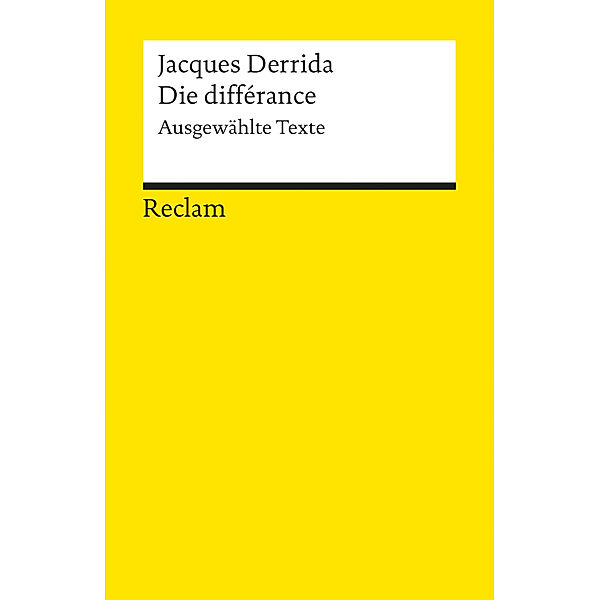 Die différance, Jacques Derrida