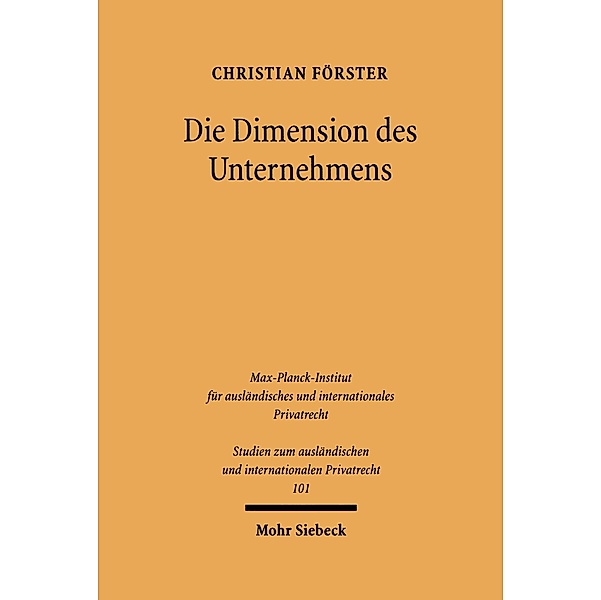 Die Dimension des Unternehmens, Christian Förster