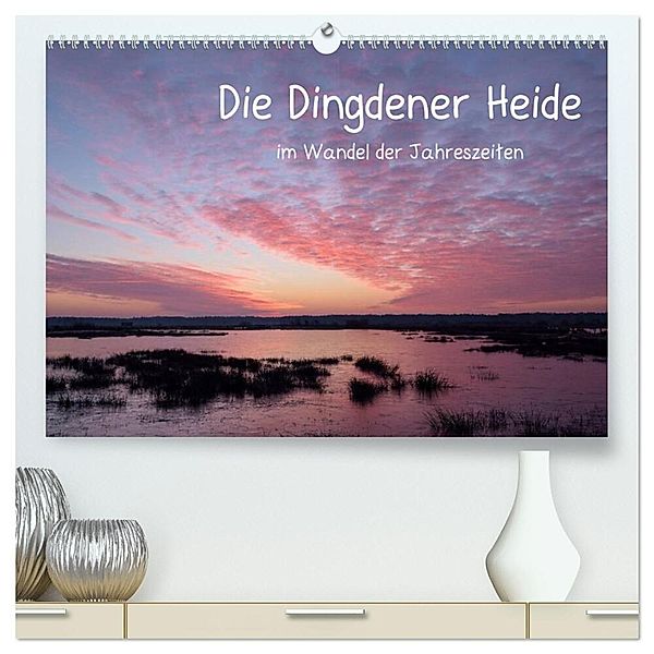 Die Dingdener Heide im Wandel der Jahreszeiten (hochwertiger Premium Wandkalender 2024 DIN A2 quer), Kunstdruck in Hochglanz, Christof Wermter