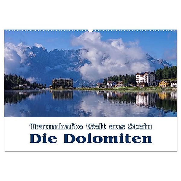 Die Dolomiten - Traumhafte Welt aus Stein (Wandkalender 2024 DIN A2 quer), CALVENDO Monatskalender, LianeM