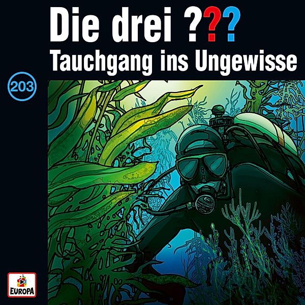 Die drei ??? - 203 - Folge 203: Tauchgang ins Ungewisse, André Minninger, Kari Erlhoff