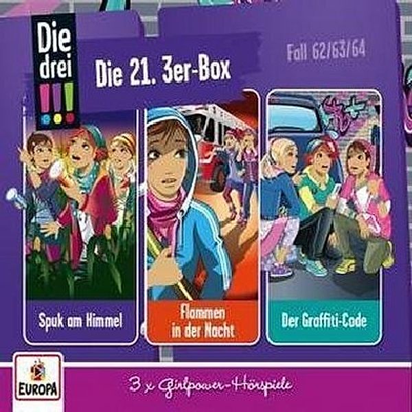 Die drei !!! 3er Box.Box.21,3 Audio-CD