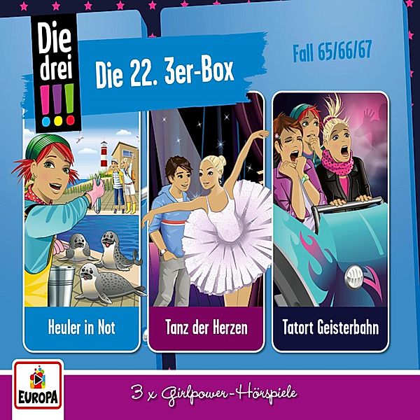 Die drei !!! - 3er-Box (Folgen 65-67), Maja von Vogel, Ann-Katrin Heger, Peter Nissen, Hartmut Cyriacks, Mira Sol