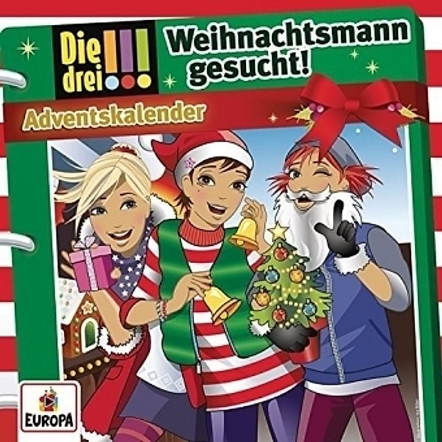 Die drei !!! Adventskalender 2016 - Weihnachtsmann gesucht, 2 Audio-CDs  Hörbuch jetzt bei Weltbild.de bestellen