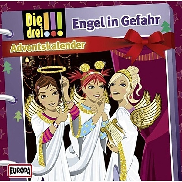 Die drei !!! - Adventskalender - Engel in Gefahr, 2 Audio-CDs, Die Drei !!!