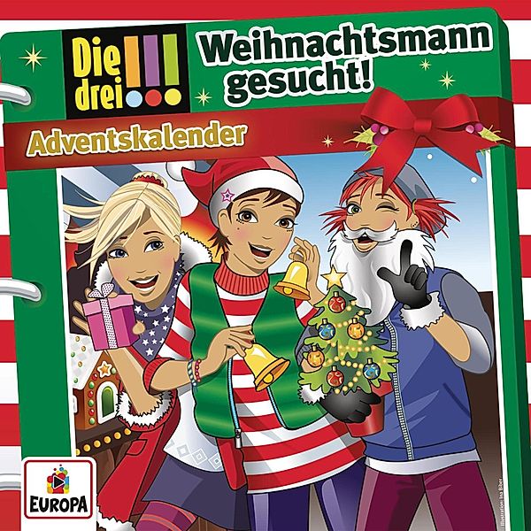 Die drei !!! - Adventskalender: Weihnachtsmann gesucht, Peter Nissen, Hartmut Cyriacks