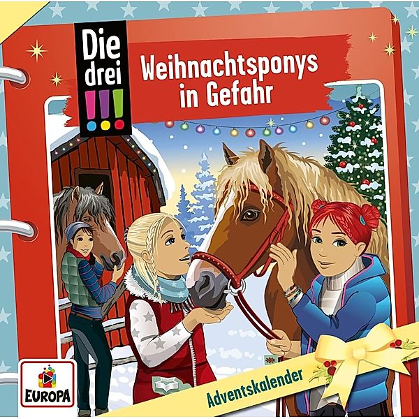 Die drei !!! - Adventskalender - Weihnachtsponys in Gefahr (2 CDs), Die Drei !!!