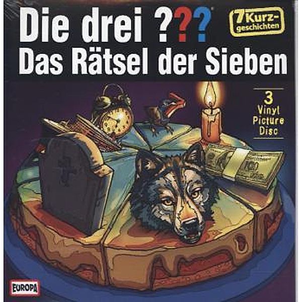 Die drei ??? - Das Rätsel der Sieben, 3 Schallplatten, Die drei ???