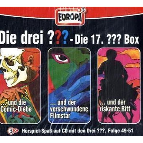 Die drei ??? - Die 17. Box (Folgen 49-51, 3 CDs), Alfred Hitchcock