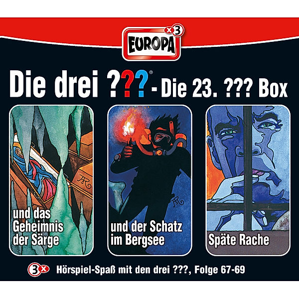 Die drei ??? Die 23. Box (Folgen 67-69, 3 CDs), Alfred Hitchcock