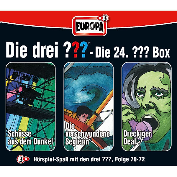 Die drei ??? Die 24. Box (Folgen 70-72, 3 CDs), Alfred Hitchcock