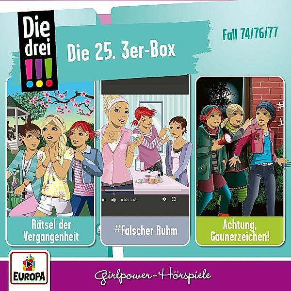 Die drei !!! - Die 25. 3er-Box (Folgen 74,76,77) (3 CDs), Die Drei !!!