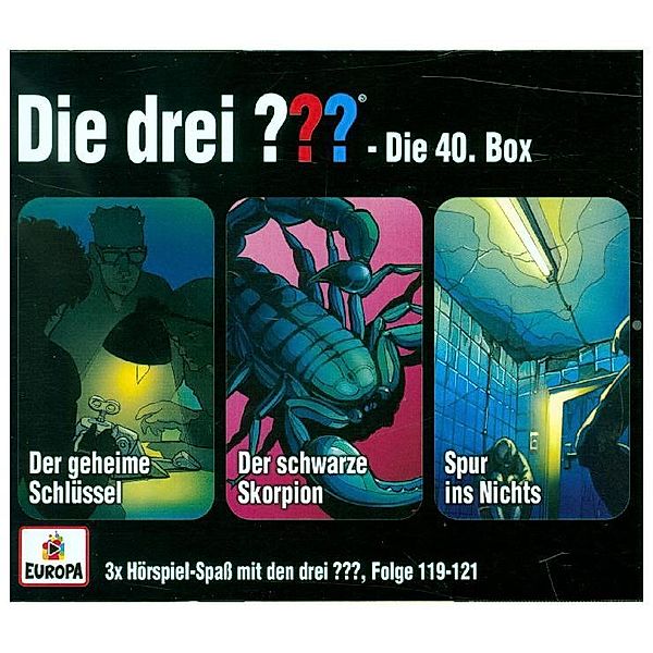 Die drei ???- Die 40. Box (Folgen 119-121) (3 CDs), Die Drei ???