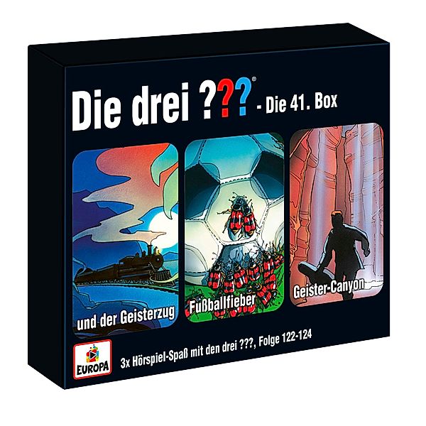 Die drei ??? - Die 41. Box (Folgen 122, 123, 124) (3 CDs), Die drei ???