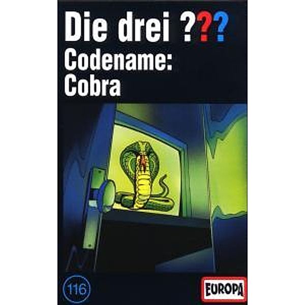 Die drei Fragezeichen Band 116: Codename: Cobra (1 Cassette), Die Drei ??? 116