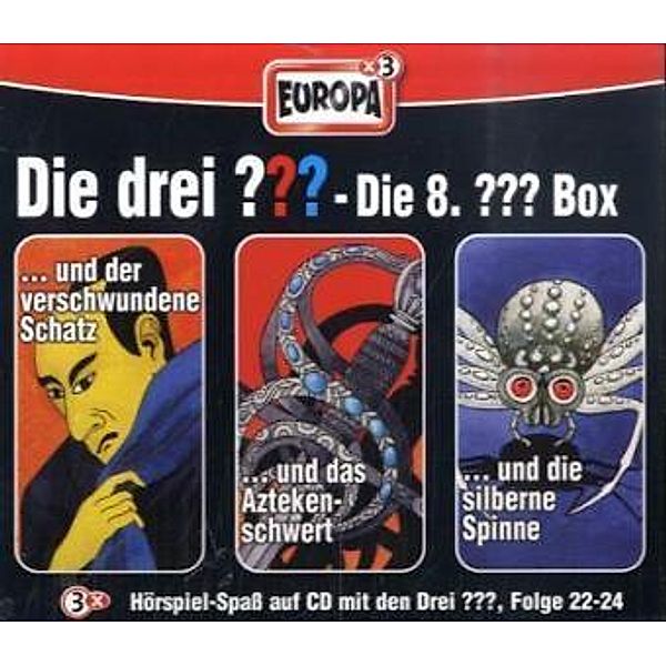 Die drei Fragezeichen Band 22-24: 3er Box (3 Audio-CDs), Alfred Hitchcock