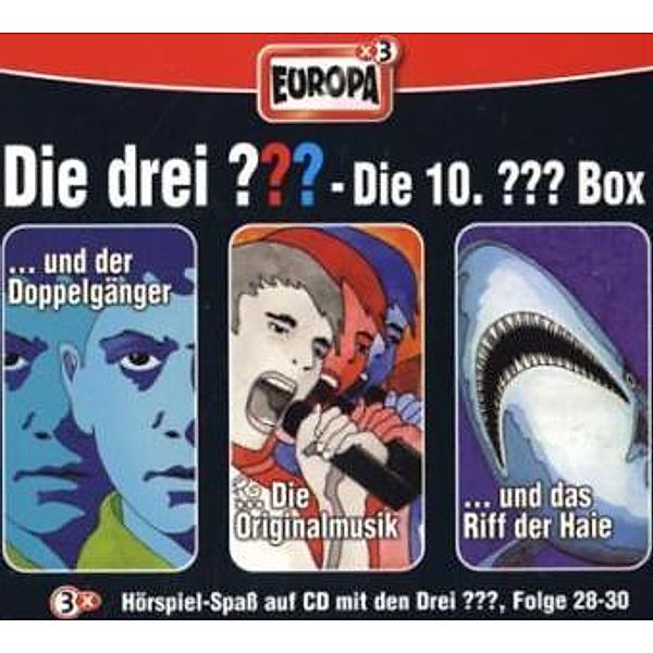 Die drei Fragezeichen Band 28-30: 3er Box (3 Audio-CDs), Alfred Hitchcock