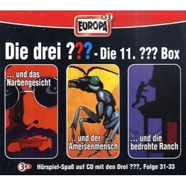 Die drei Fragezeichen Band 31-33: 3er Box (3 Audio-CDs), Alfred Hitchcock