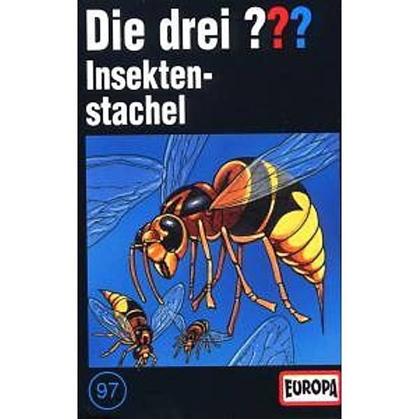 Die drei Fragezeichen Band 97: Insektenstachel (1 Cassette), Die Drei ??? 97